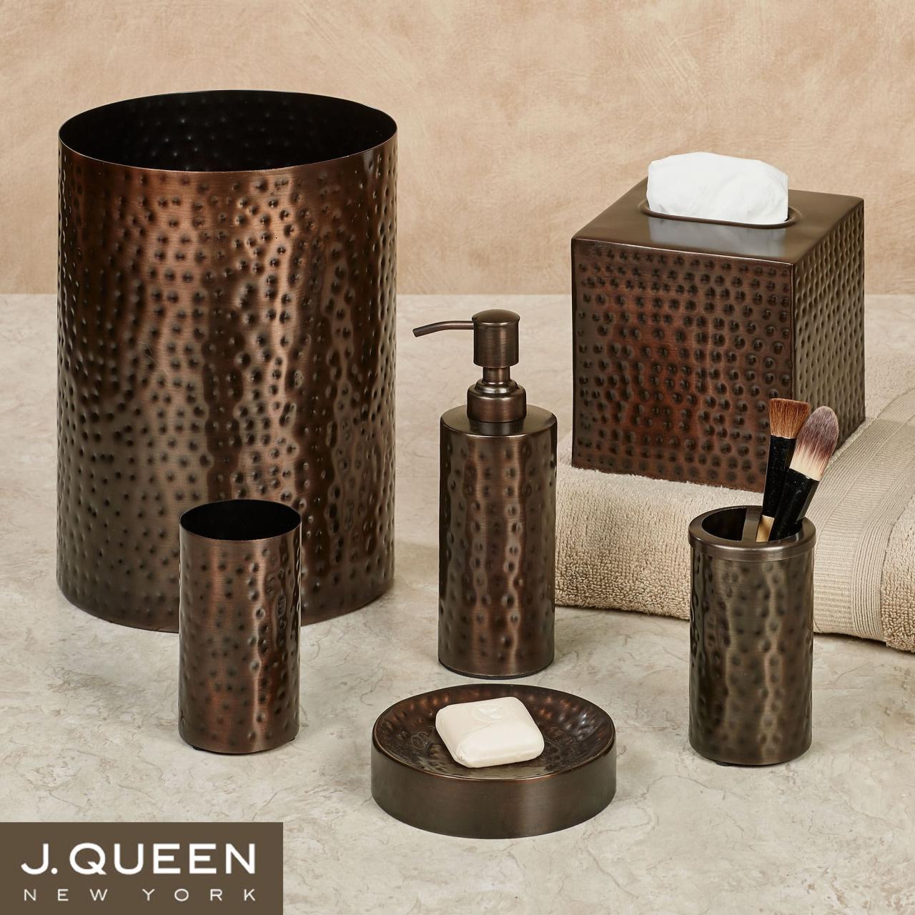 Oil rubbed bronze bathroom decor