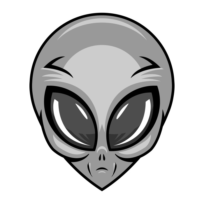 Easy alien hair drawing