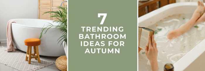 Fall bathroom decor ideas