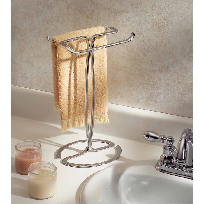 Bathroom decor towel holder