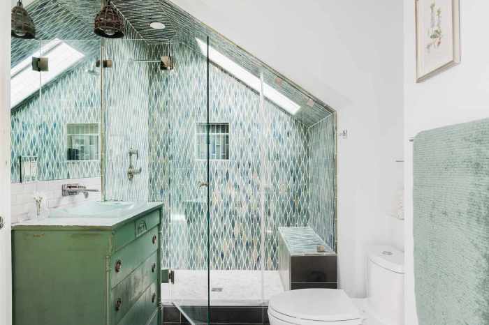 Light green bathroom decor