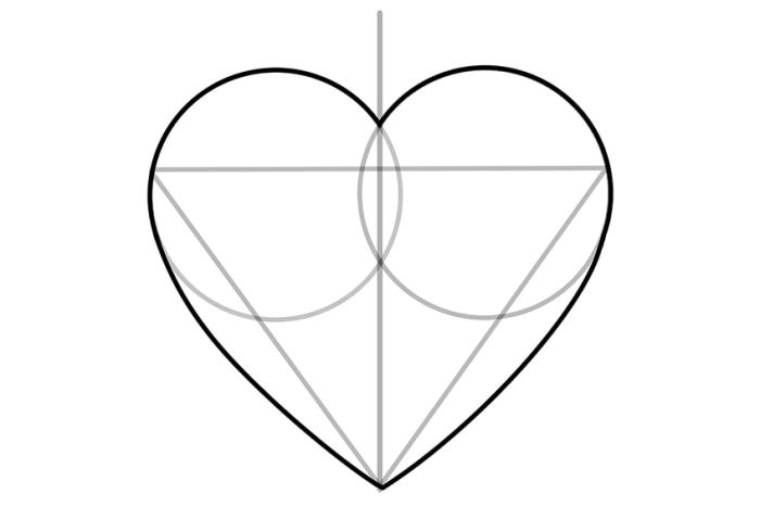 Heart perfect drawing easy