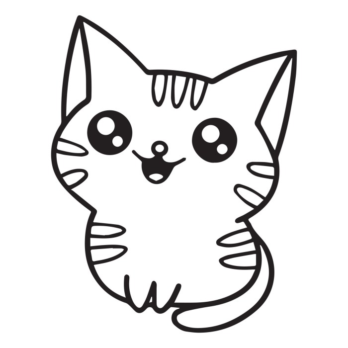 Coloring sheets for kids animals kitty