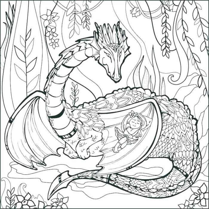 Magical animals coloring pages