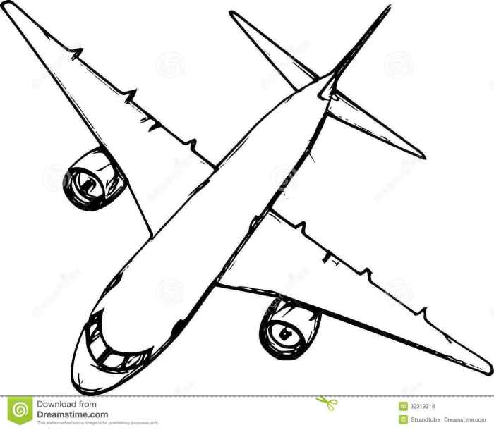 Drawing airplane plane easy simple sketch aeroplane kids draw step clipartmag drawings paintingvalley sketches