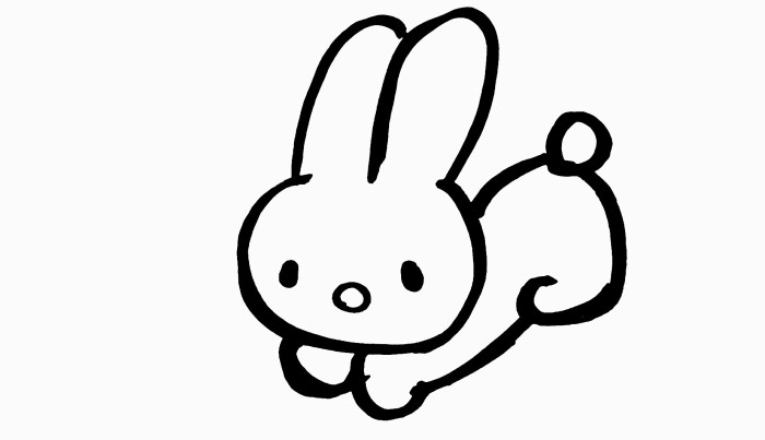 Easy drawing bunny rabbit