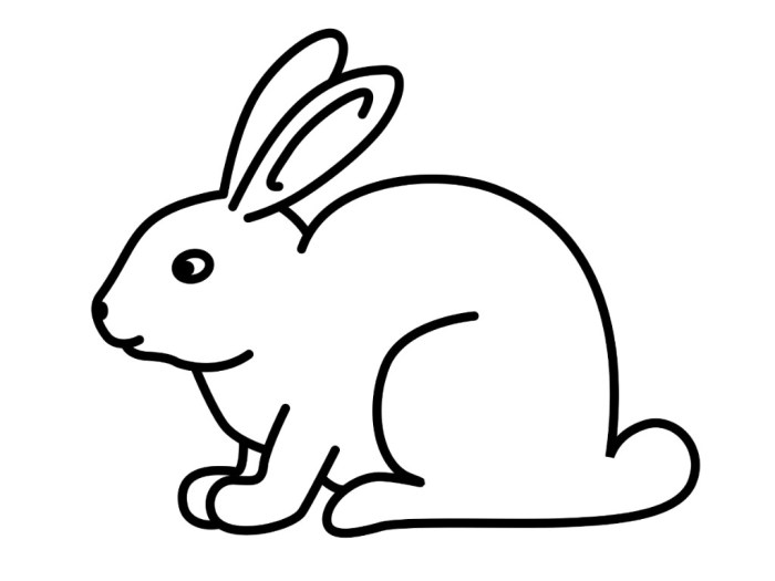 Easy drawing bunny rabbit